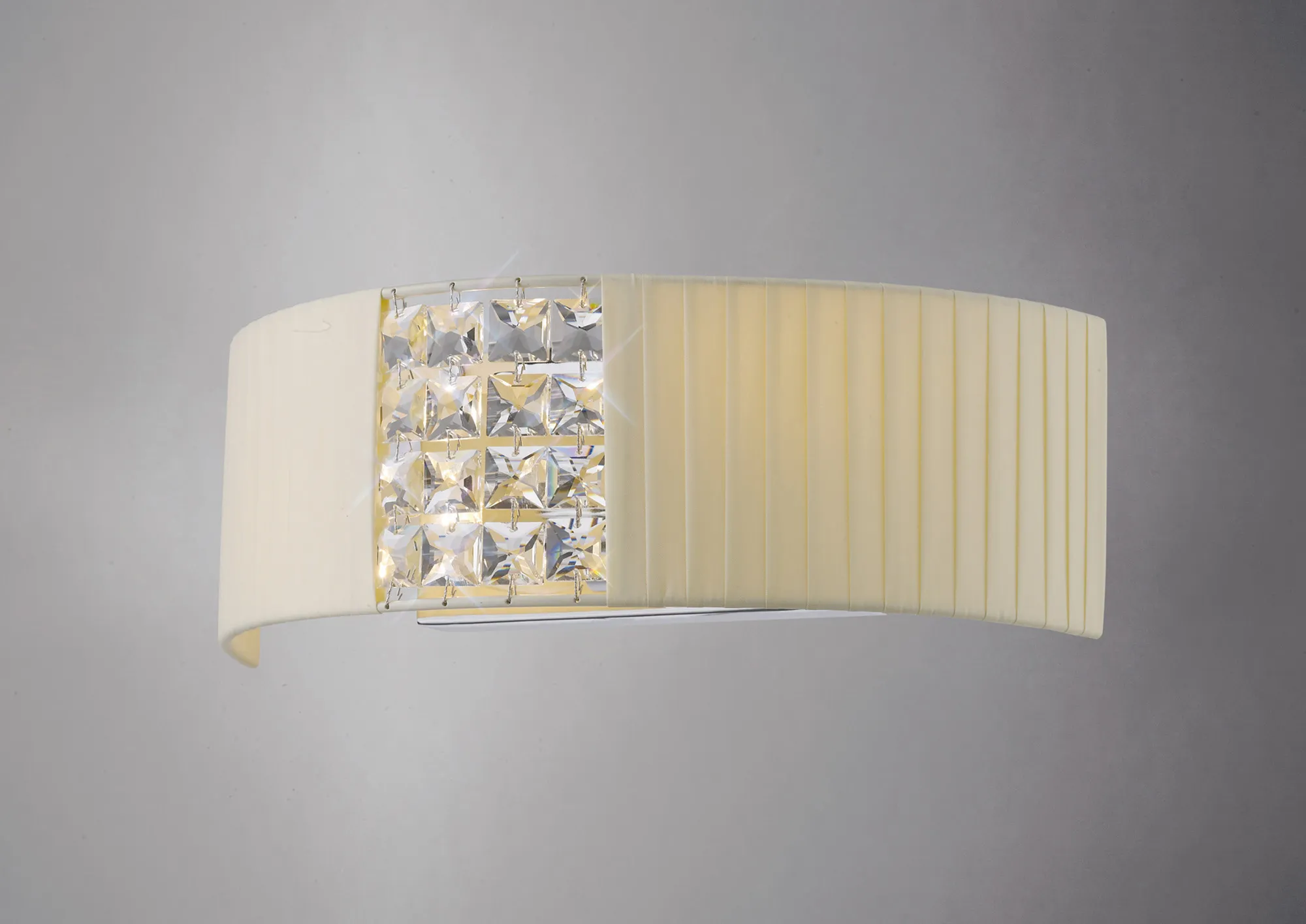 IL31171/CR  Evelyn Crystal Wall Lamp 2 Light